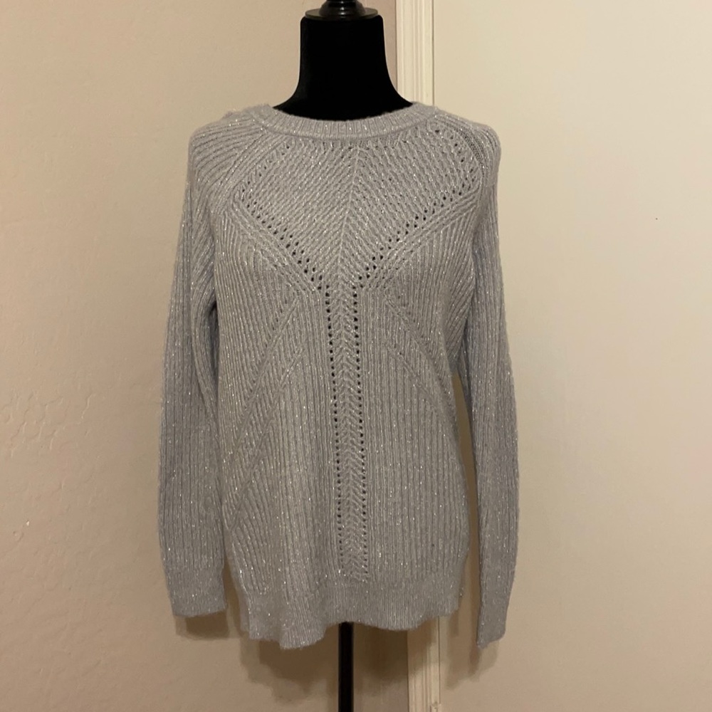 Silver glitter sweater